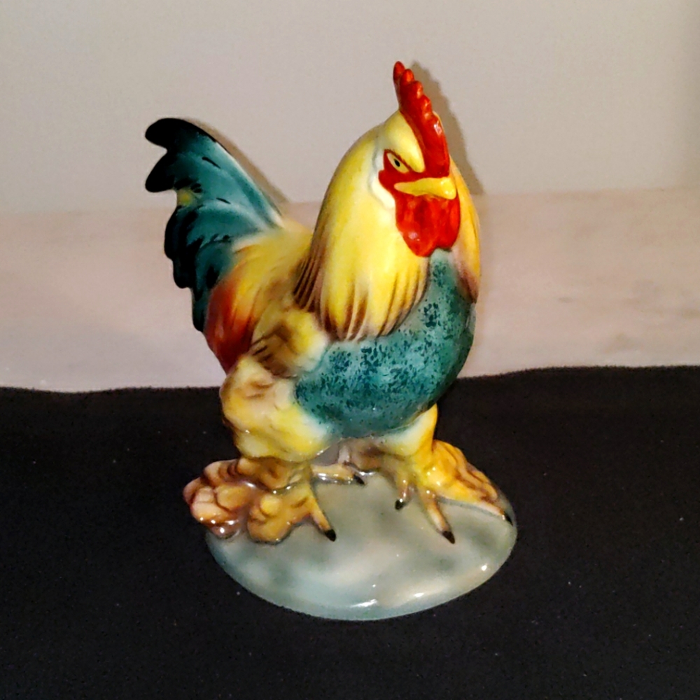 WILL GEORGE ROOSTER‎ FIGURINE CA 1935-1956. Awesome Rooster 🐓
